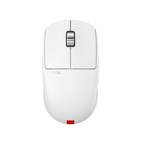 White Edition Xlite v3 eS Gaming Mouse by Pulsar Gaming Gears, featuring the PAW3395 sensor, ergonomic design, OLED display, and driver-free setup, ideal for esports tournaments