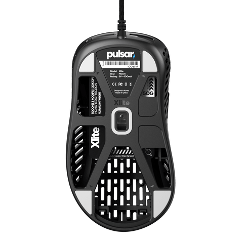 Pulsar Gaming Gears Xlite wired the lightest gaming mouse rear black