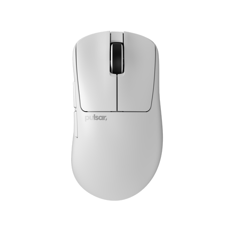 Xlite v4 Medium Gaming Mouse - Pulsar Gaming Gears puslar xs1 sensor PAW3950 White Optical swtich Ergonomic hand palm grips